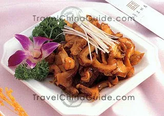 Braised Mushroom in Abalone Sauce
